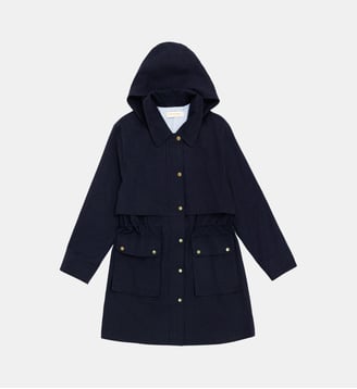 Parka col chemise uni NELL - La Petite Etoile - Marine