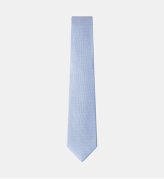 Cravate En Soie À Petits Pois - Hackett London - Light blue