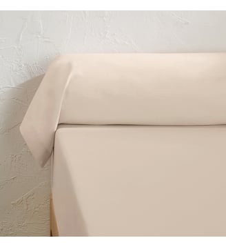 Taie de traversin unie en polycoton La Redoute Interieurs
