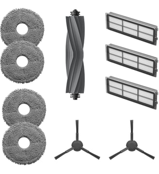 Kit accessoires Entretien robot L10s Pro brosses filtres patins lavage - Dreame - Coloris unique