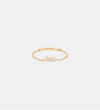 Bague Chaine Barbelé - Djula - Or jaune