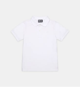 Polo avec logo - Diesel Kids - Blanc