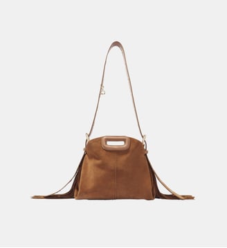 Sac Miss M mini en suède - Maje - Camel