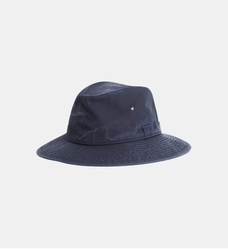 chapeau Santo en coton bleu Agnès b.