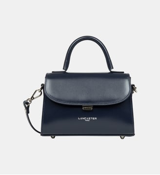 Mini sac cabas Suave Even cuir - Lancaster - Bleu foncé