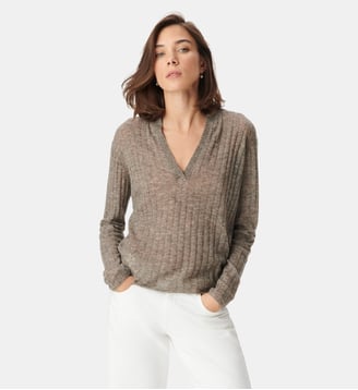 Pull tricot côtes plates Ikks