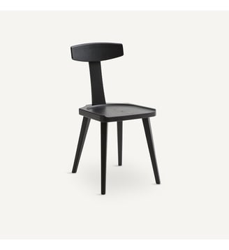 Chaise en chêne massif - AM.PM - Noir