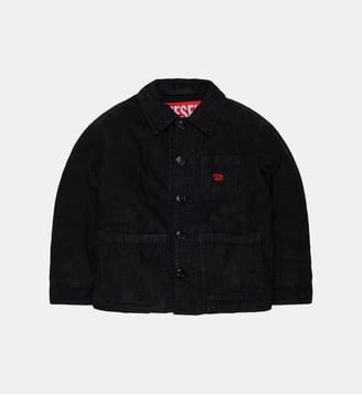 Veste workwear avec logo - Diesel Kids - Noir