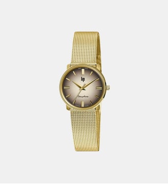 Montre Dauphine Marron, Doré 671953 - Lip - Doré