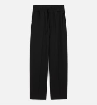 Pantalon unisexe en laine taille élastiquée - AMI Paris - Noir