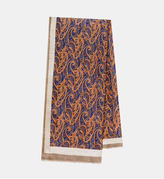 FOULARD imprimé cachemire ARLEN - La Petite Etoile - Bleu