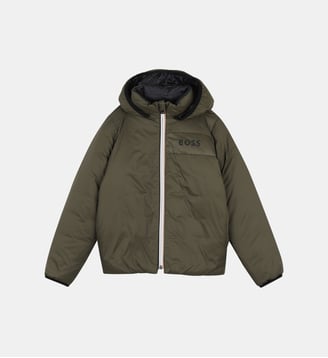 Doudoune réversible - BOSS Kidswear - Olive