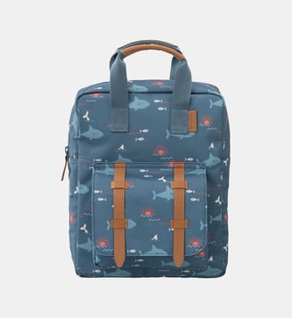 Sac à dos small Shark déperlant - Fresk - Bleu gris