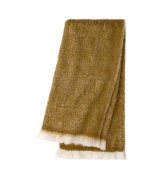 Plaid en mohair - Desforges - Bronze