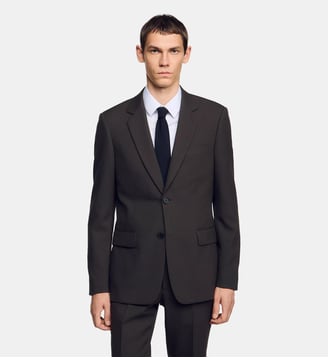 Veste de costume en laine Sandro