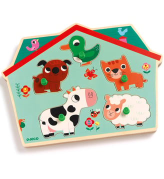 Puzzle - Djeco - Vert d'eau