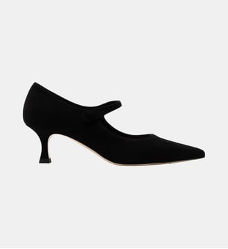 Astie - Escarpins En Cuir Chèvre Noir - Parallèle - Noir
