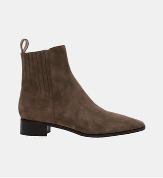 Pablo - Bottines En Cuir Veau Velours Taupe - Parallèle - Taupe