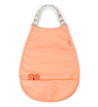 Bavoir élastique - Done by Deer - Orange