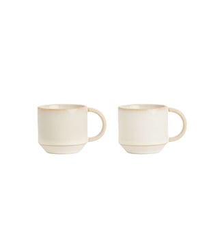 Tasse à expresso en terre cuite - OYOY - Blanc