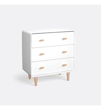 Commode 3 tiroirs Jimi - La Redoute Interieurs - Blanc