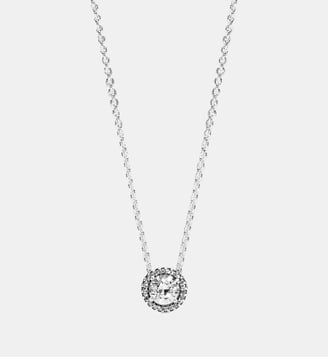 Collier Halo Scintillant Rond - Pandora - Argenté