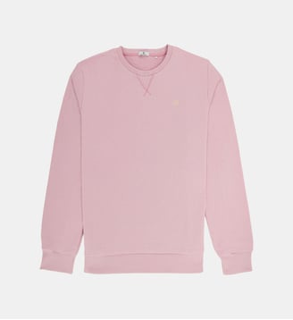 Sweat col rond Stanley en coton molletonné - Serge Blanco - Rose