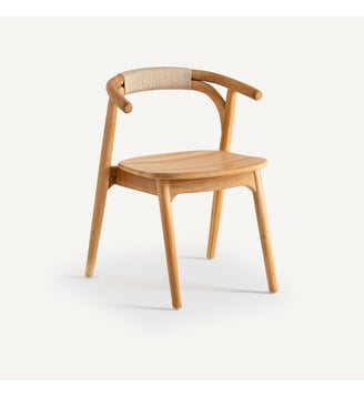 Fauteuil de table de jardin, teck massif - AM.PM - Naturel
