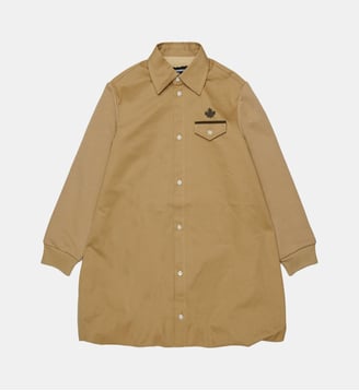 Robe chemise avec logo - Dsquared2 - Sable