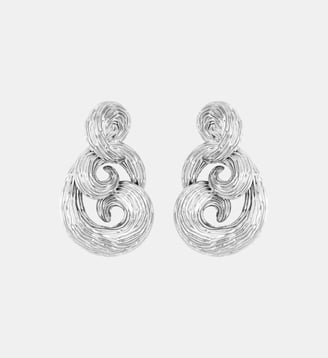 Boucles d'oreilles vagues clips   - Zaza - Satellite - Argenté