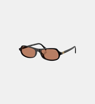 Lunettes de soleil Irrégulier MU B10SU - Miu Miu - Noir