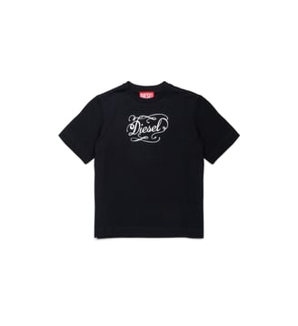 T-shirt avec logo - Diesel Kids - Noir