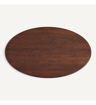 Plateau de table ellipse en noyer, L170 cm - AM.PM - Noyer