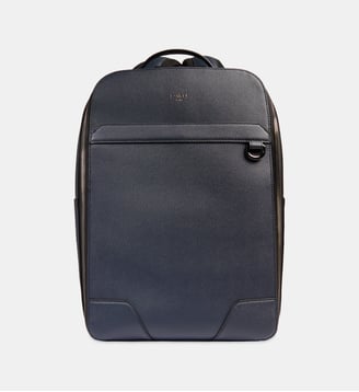 Sac à dos Charlie convertible  - Lancel - Bleu marine