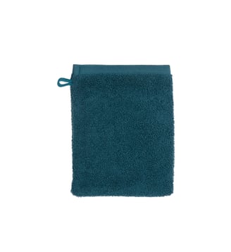 Gant de toilette  en coton - Desforges - Vert forêt