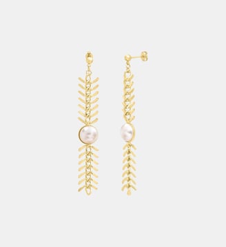 Boucles d'oreilles dorées - kylie Caroline Najman