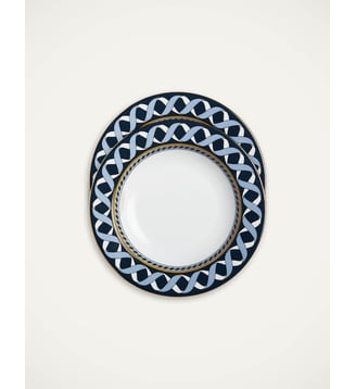 Assiettes à Soupe Odysseus (Set de 2) - La DoubleJ - Bleu nuit