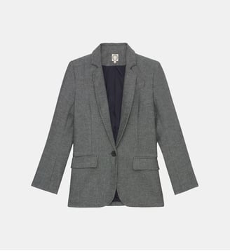 Veste Bruna à chevrons - Ines de la Fressange Paris - Noir