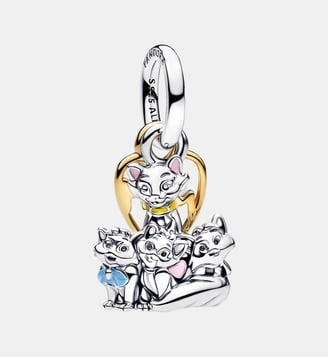 Charm Pendant Disney Les Aristochats Duchesse et ses Petits - Pandora - Bicolor