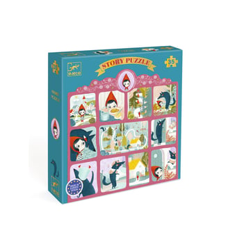 Puzzle Le Petit Chaperon rouge - 35 pcs - Djeco - Multicolore
