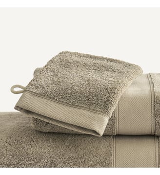 Lot de 2 gants de toilette 700 g/m² - AM.PM - Lin brut