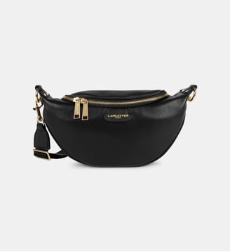 Sac banane Dune en cuir - Lancaster - Noir