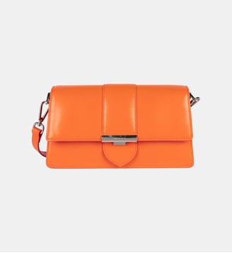 Sac trotteur Paris Ily en cuir - Lancaster - Orange