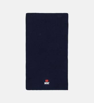 Béret en laine et coton avec - Diesel Kids - Bleu