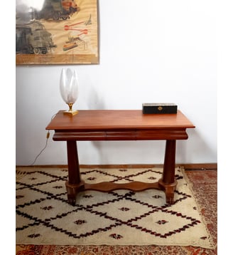 Bureau en acajou Edouard N°545- Produit chiné - Debongout - Bois foncé