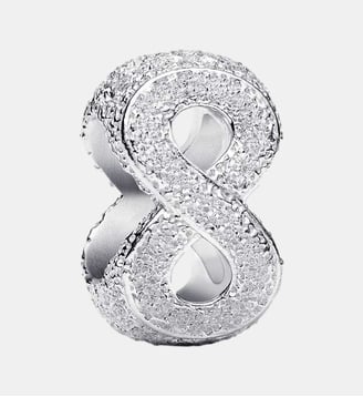 Mini Charm Symbole de l'Infini Texturé - Pandora - Argenté