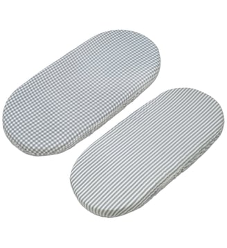 Lot de 2 draps housses pour nacelle - Walking Mum - Vert