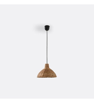 Suspension / baladeuse en rotin Ø26 cm - La Redoute Interieurs - Naturel