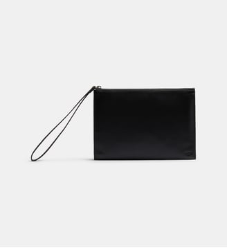 Sac caméra M Milo en cuir signature - Lancel - Noir bleu foncé