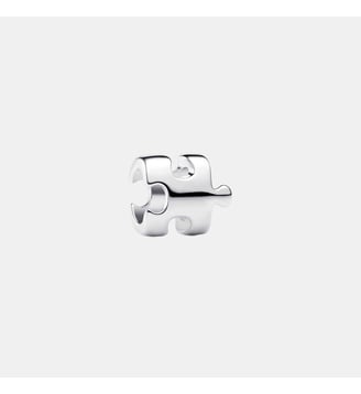 Mini Charm Pièce de Puzzle - Pandora - Argenté
